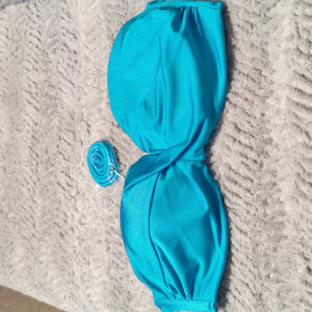 Aqua blue bikini